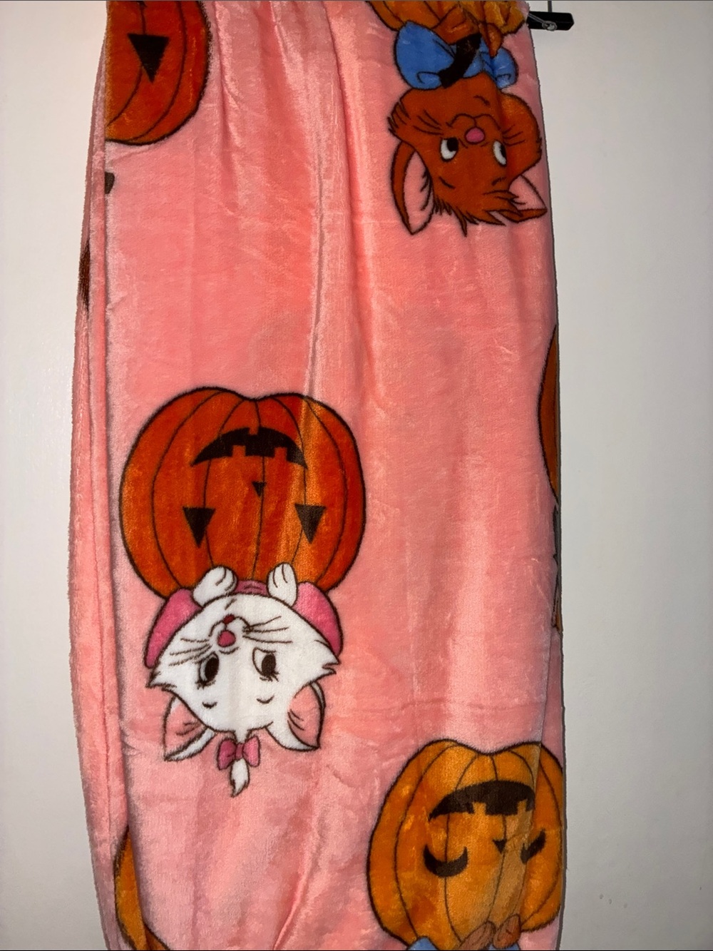 24HR DROP ⬇️ Aristocats pink plush Halloween throw blanket - Picture 5 of 5